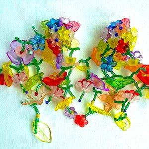 NEW flowers earrings